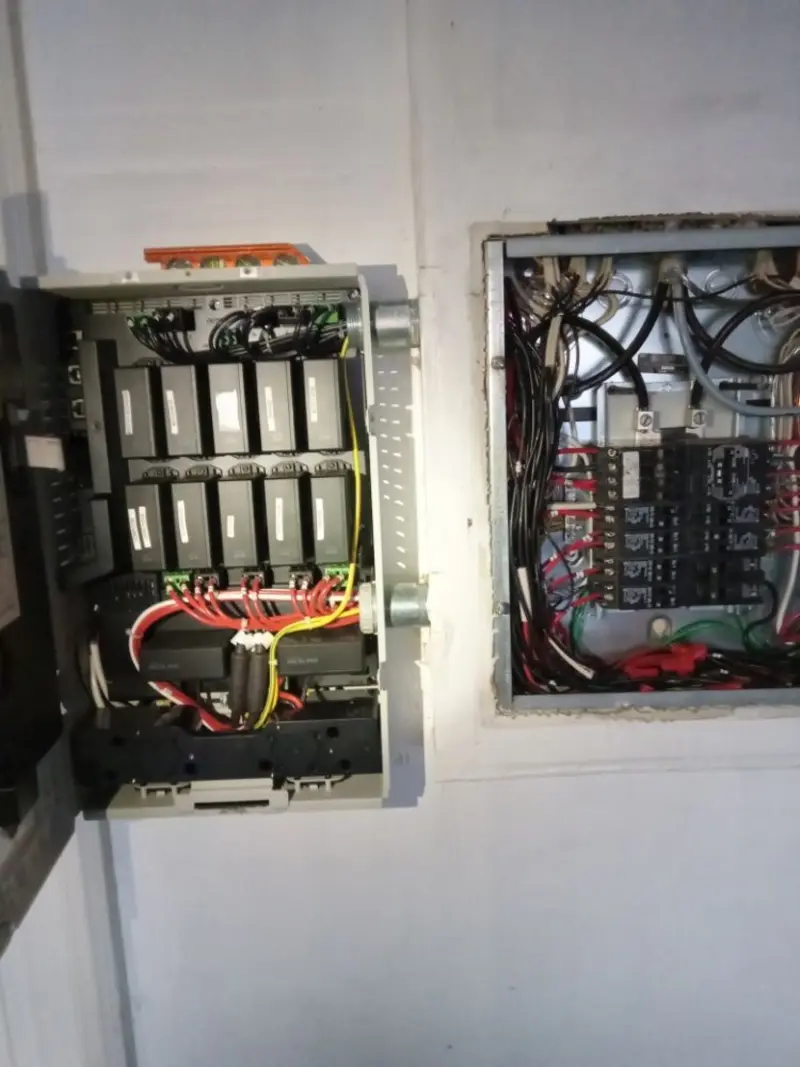 Electrical panel upgrade completed for Ring Doorbell Installation in Harpswell